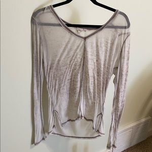 Long sleeved, light shirt